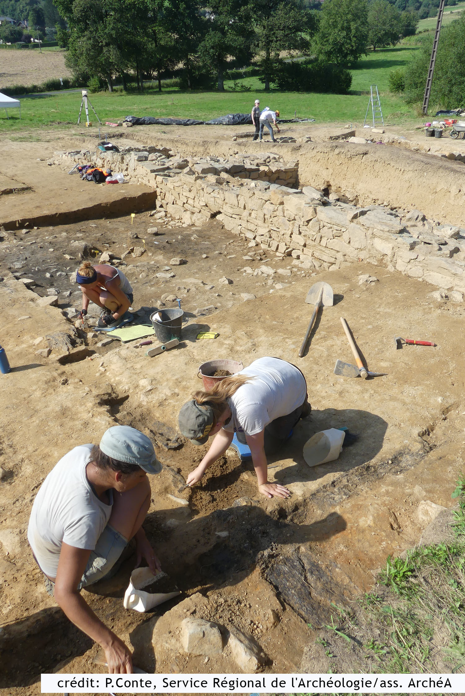 commune laporcherie fouilles chateauvieux 2021